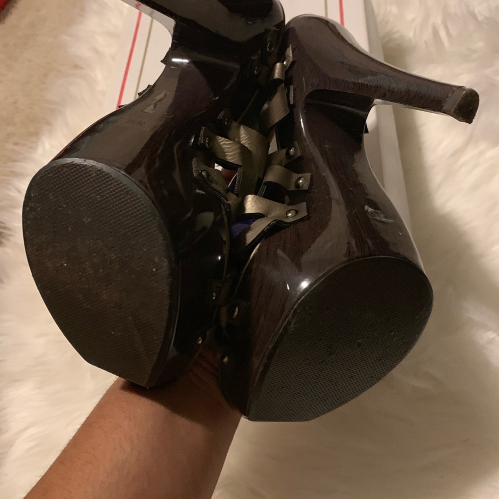 Pierre Dumas Pewter Heels